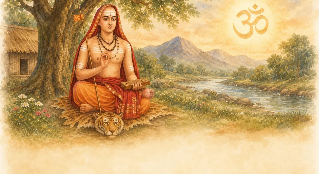 Illustration of Jagadguru Adi Shankaracharya